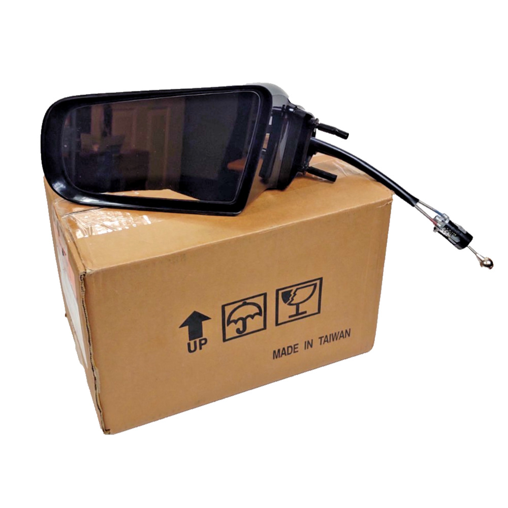 Dorman 955-109 Side View Mirror Driver Side Left Cable Controlled Black Chevy GM